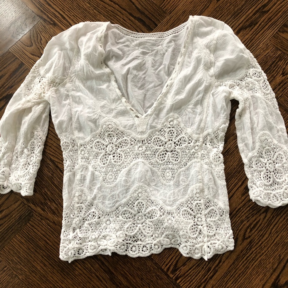Lace Crochet Top